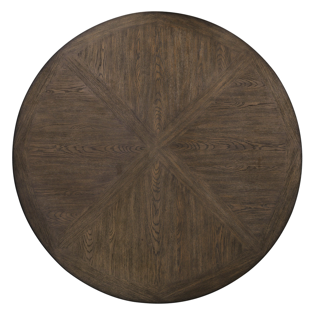 Saddle Creek Timber Brown Round Dining Table - P412-DR-K1