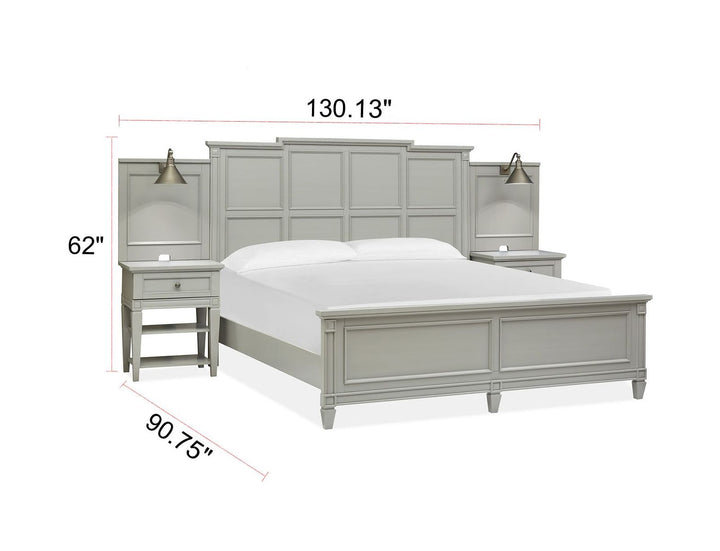 Glenbrook Pebble California King Wall Bed - B5668-74B
