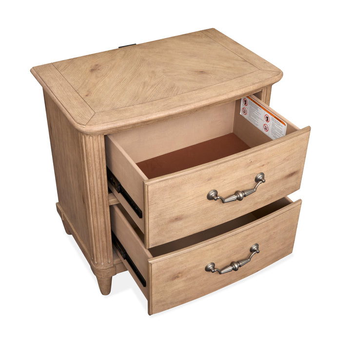 Harmony Heights Belgium Wheat Drawer Nightstand - B6400-01