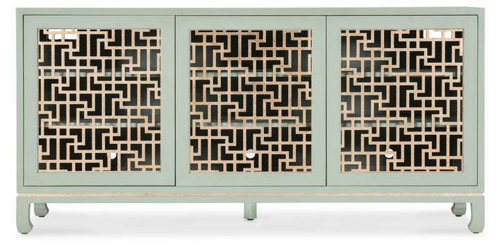 American Home Furniture | Hooker Furniture - Commerce & Market Trellis Entertainment Credenza