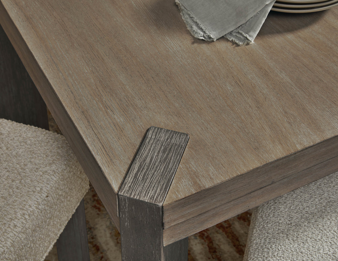 Anderson Park Moose Trail And Frontier Brown Leg Dining Table - P402240