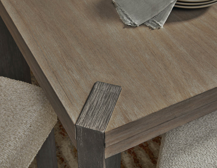 Anderson Park Moose Trail And Frontier Brown Leg Dining Table - P402240