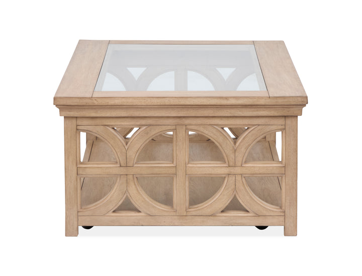 Coventry Honey Wheat Rectangular Shelf Cocktail Table - T6480-42