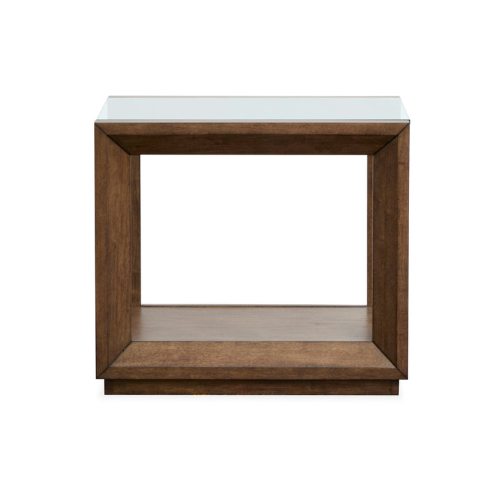 Sebastian Cinnamon Rectangular End Table - T6361-03