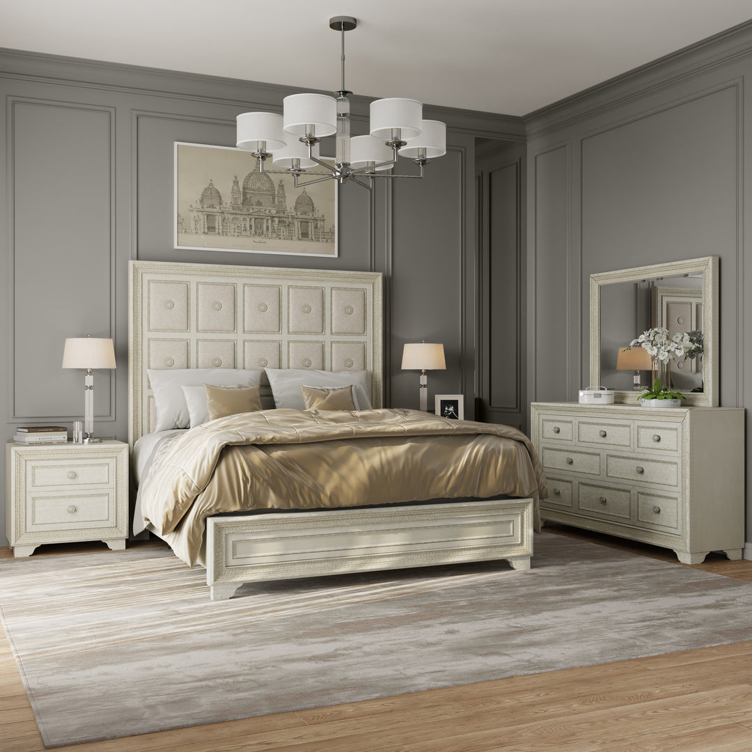 Camila Creamy White 2 Drawer Nightstand - P269140S