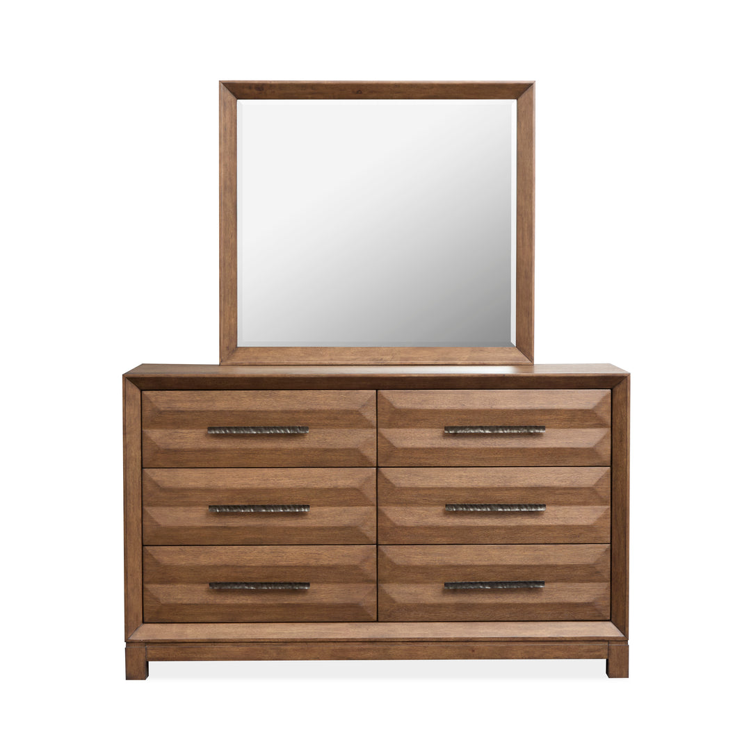 Callisto Bourbon Brown Double Drawer Dresser - B6396-22