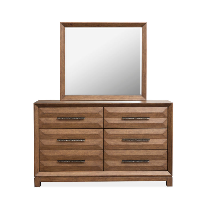 Callisto Bourbon Brown Double Drawer Dresser - B6396-22