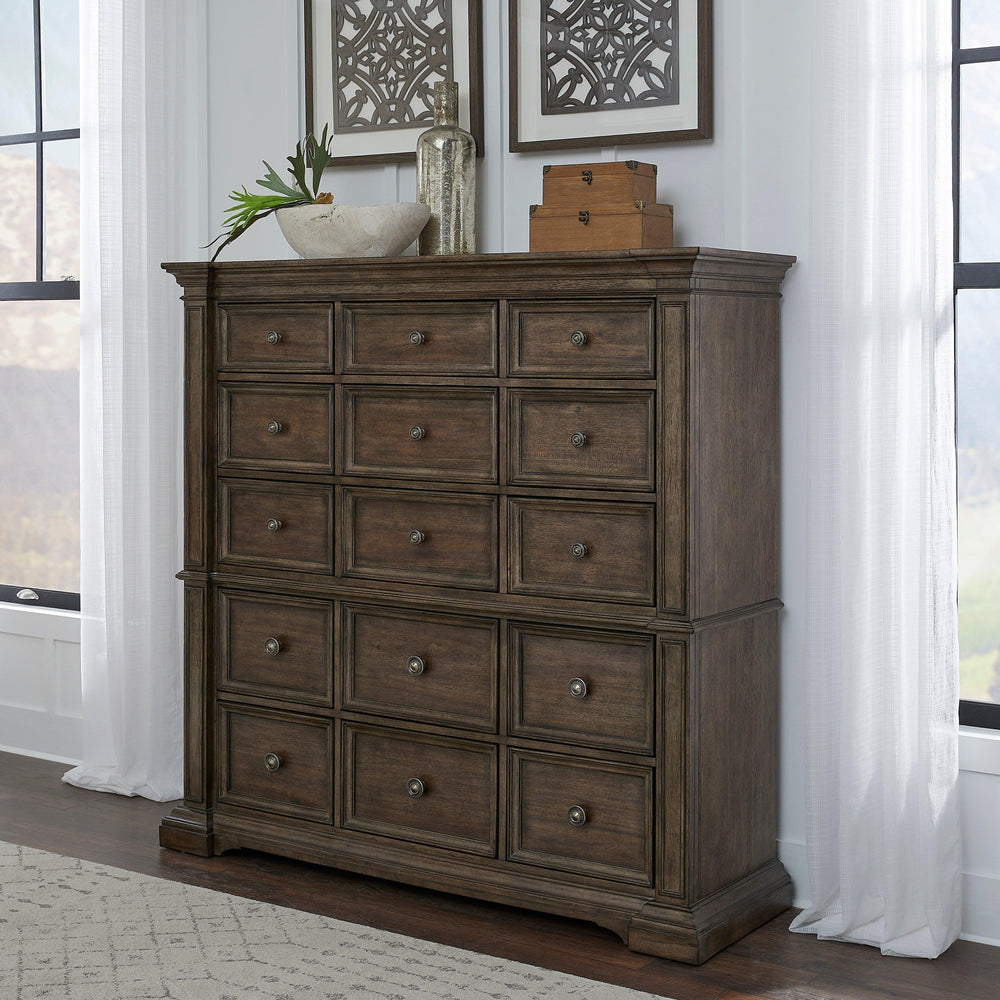Woodbury 15-Drawer Master Dresser - AmericanHomeFurniture