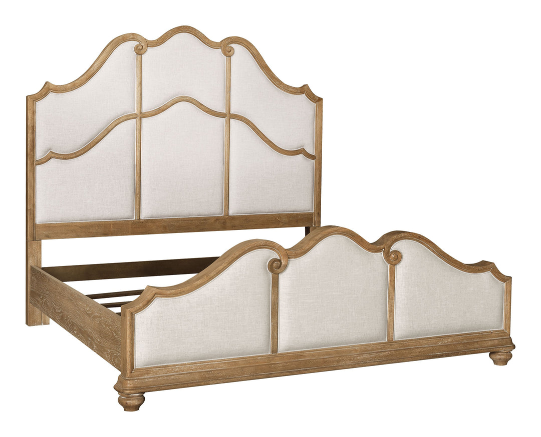 Weston Hills Flax Seed Queen Upholstered Bed - P293-BR-K1