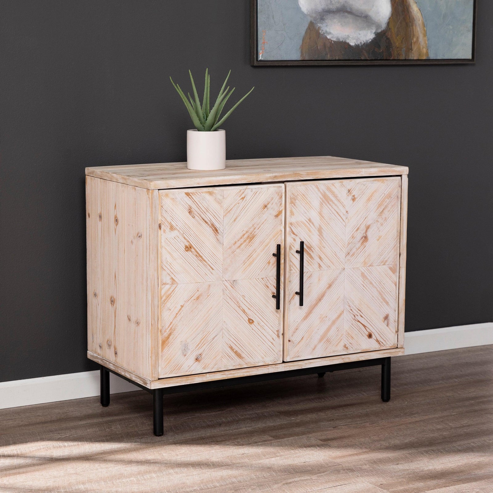 SEI Furniture Eslanton Farmhouse Anywhere Cabinet CABINETS