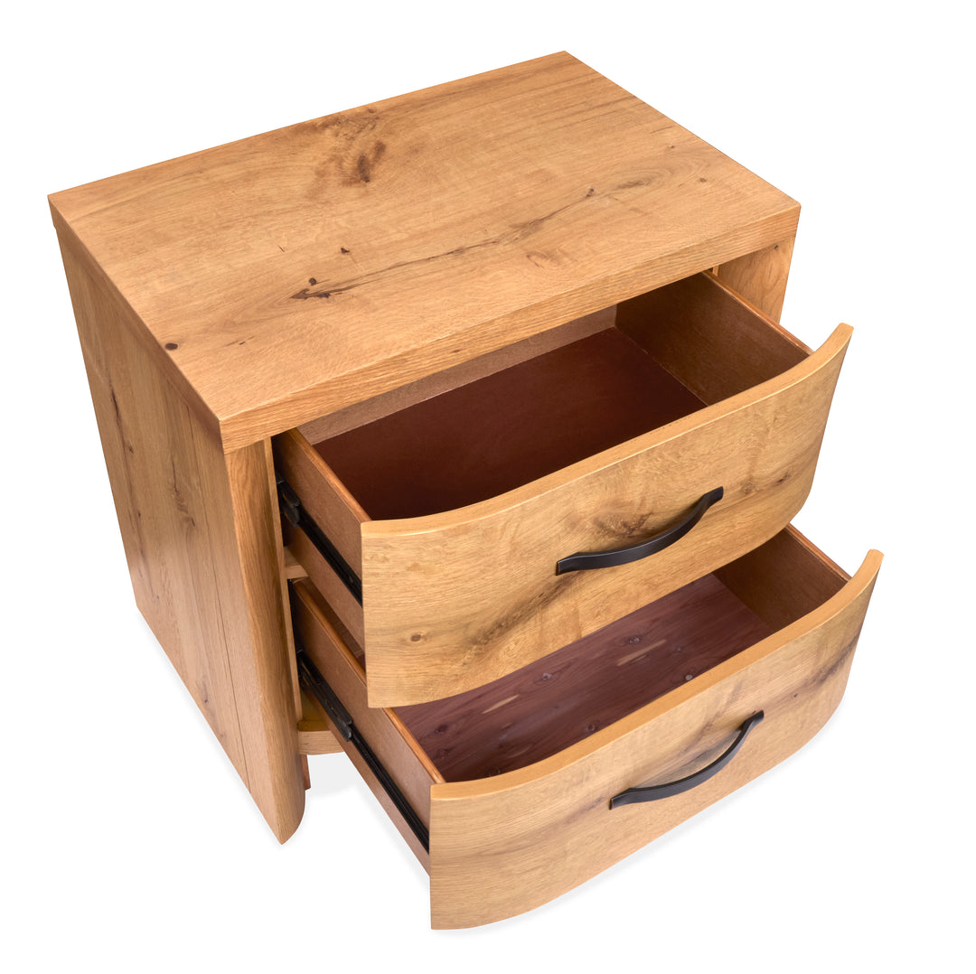 Laramie Honey Wheat Drawer Nightstand - B6433-01