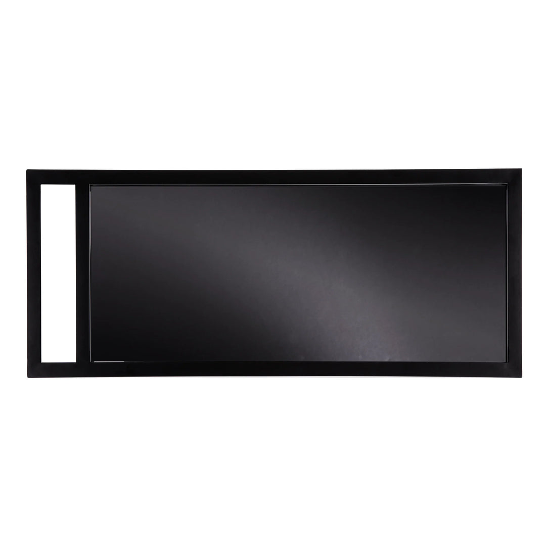 Holly & Martin Zephs Bar Cart – Black w/ Smoked Mirror - AmericanHomeFurniture