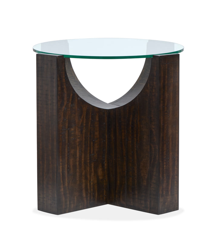 Beckham Rustic Tavern Round Accent Table - T6336-35