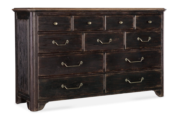 American Home Furniture | Hooker Furniture - Americana Dresser 1 - Molasses