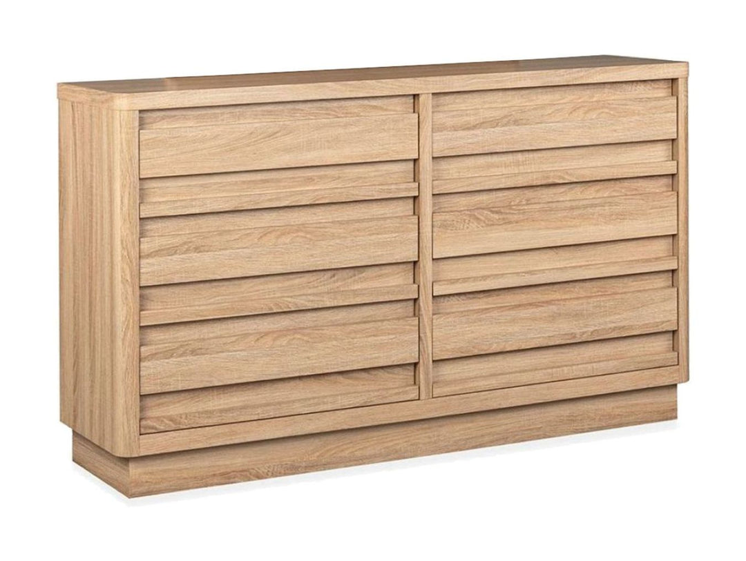 Brentwood Heights Provincial Brown Double Drawer Dresser - B6381-22