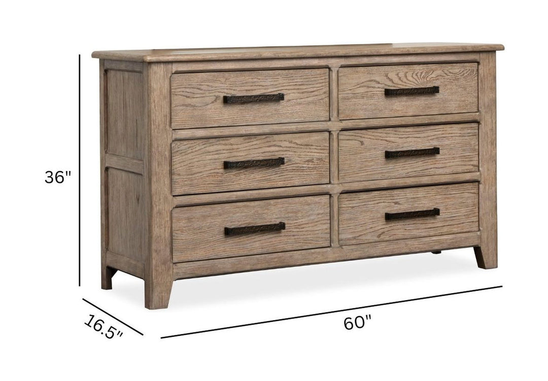 Claremont Smokey Taupe Double Drawer Dresser - B5942-22