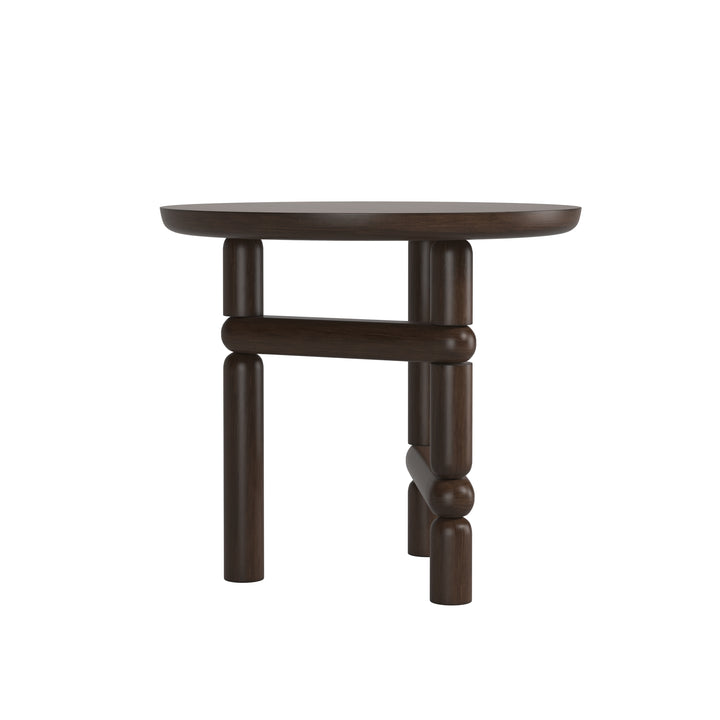 Verge Round End Table