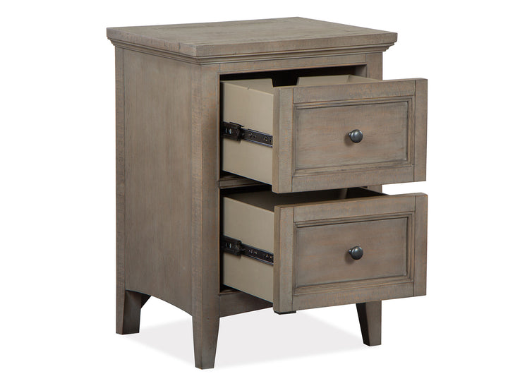 Paxton Place Dovetail Grey Small Drawer Nightstand - B4805-06