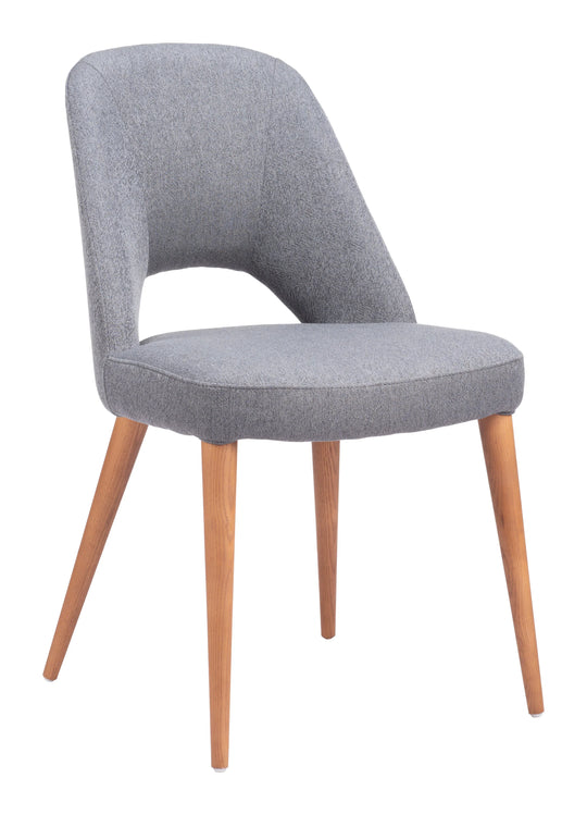 Zuo Leith Dining Chair (Set of 2) Gray DINING CHAIRS