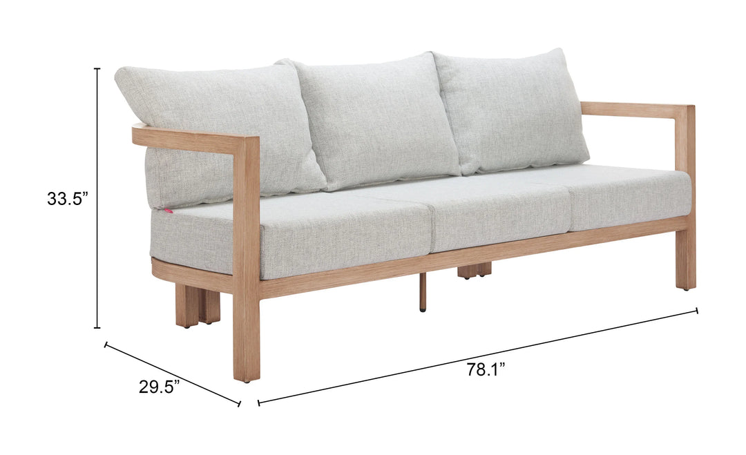 Leto Sofa Gray - AmericanHomeFurniture