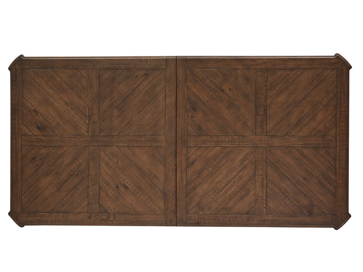 Durango Willadeene Brown Extendable Trestle Dining Table - D5133-21