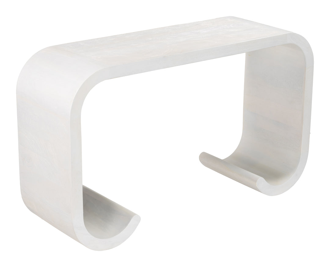 Dena Console Table Whitewashed - 111035