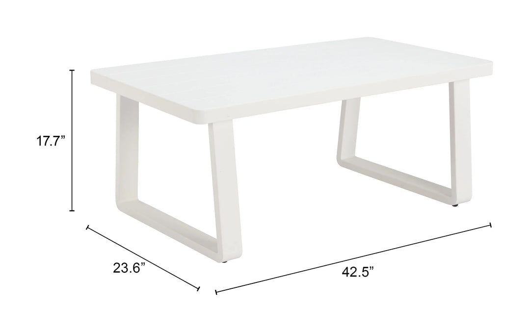 Welt Coffee Table White - AmericanHomeFurniture