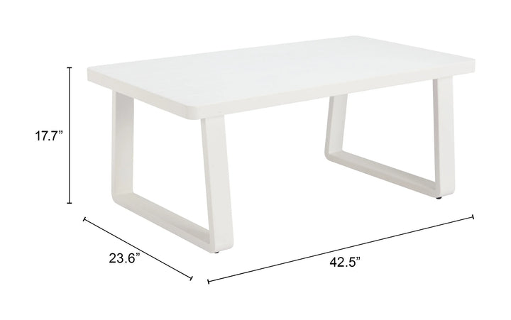 Welt Coffee Table White - AmericanHomeFurniture