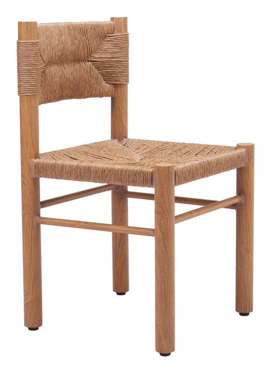 Zuo Iska Dining Chair (Set of 2) Natural OUTDOOR DINING CHAIRS