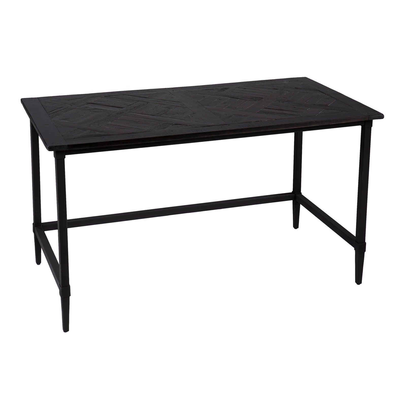 SEI Furniture Lawrenny Reclaimed Wood Desk - Black DESKS