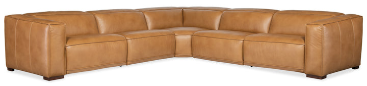 American Home Furniture | Hooker Furniture - Fresco 5 Seat Power Recline Sectional 4-PWR