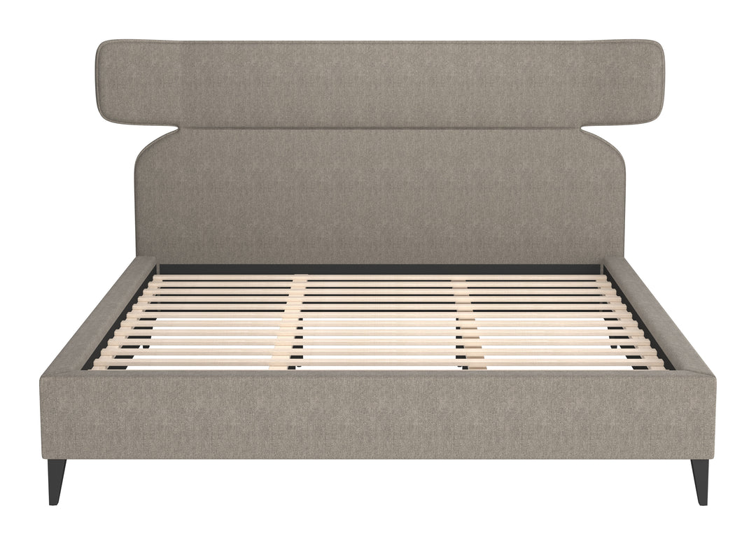 Dusa King Bed Olive Brown