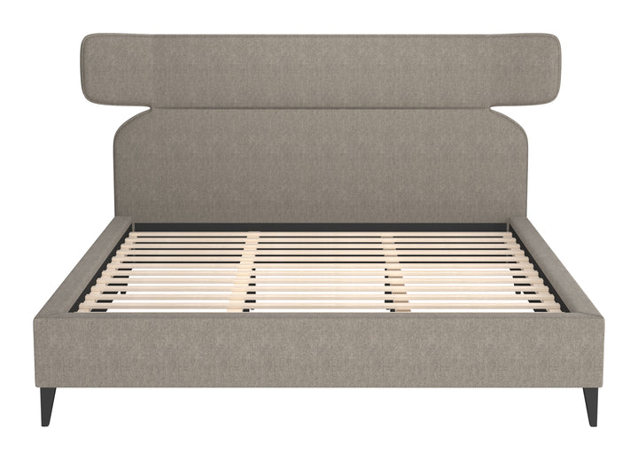 Dusa King Bed Olive Brown
