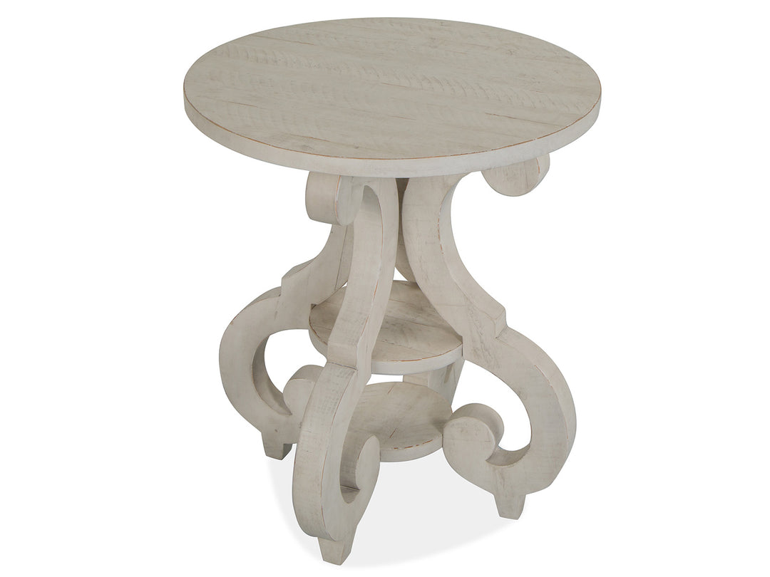 Bronwyn Alabaster Round Accent Table - T4436-35