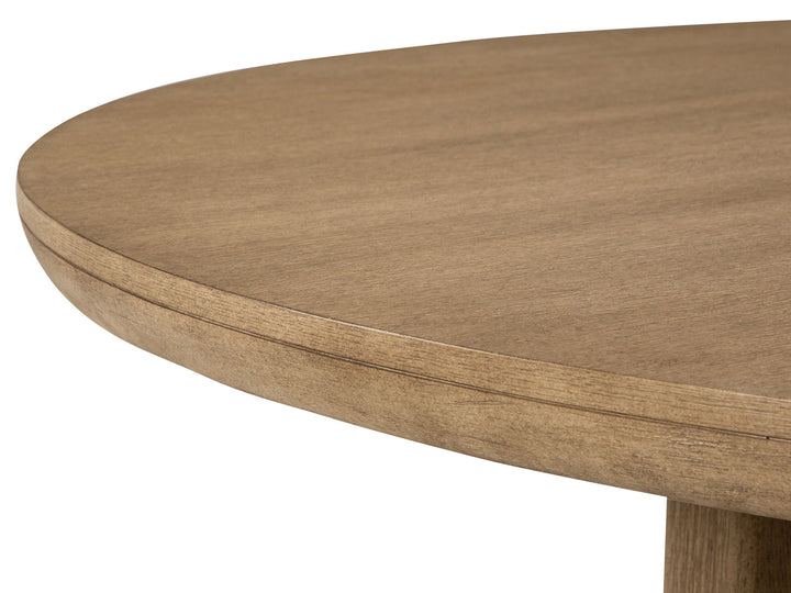 Tristan Swiss Coffee 60" Round Dining Table - D5878-23