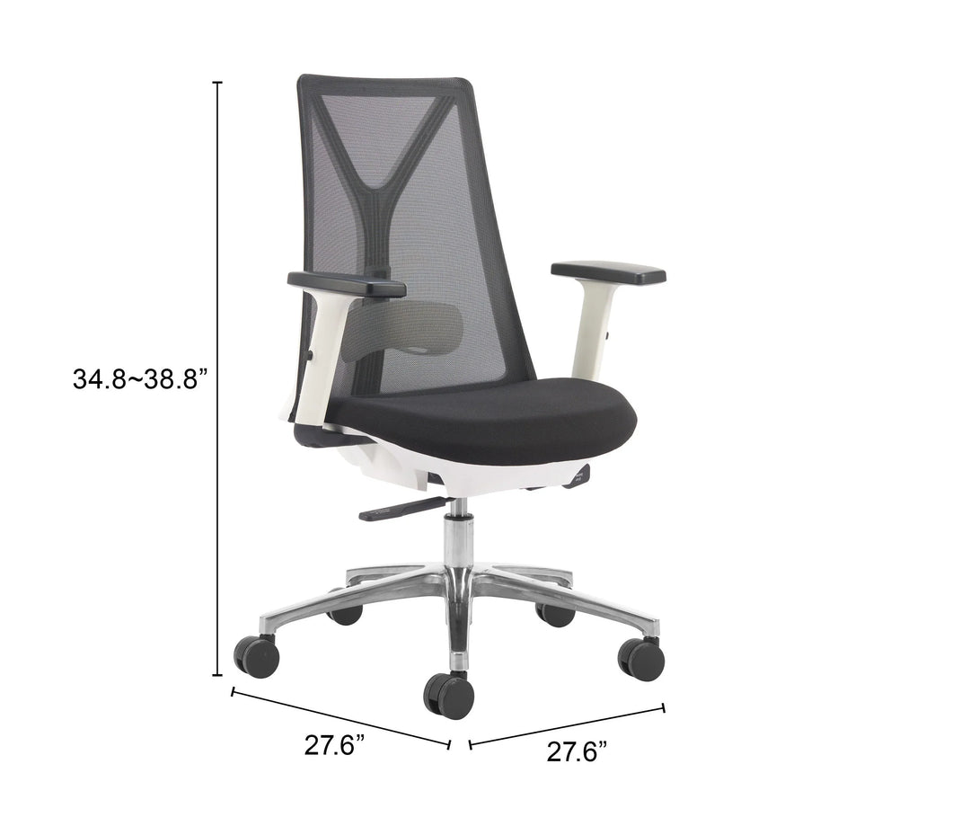 Hasso Office Chair Black - AmericanHomeFurniture
