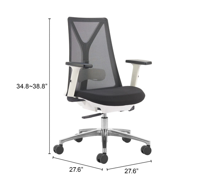 Hasso Office Chair Black - AmericanHomeFurniture