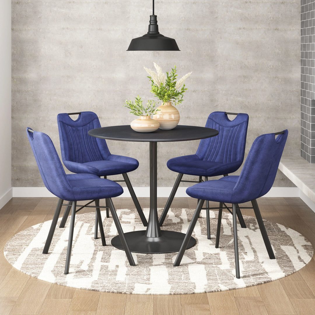 Opus Dining Table Black - AmericanHomeFurniture