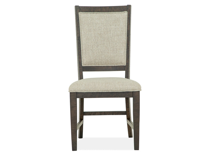 Westley Falls Graphite Step Upholstered Side Chair - Set of 2 - D4399-65
