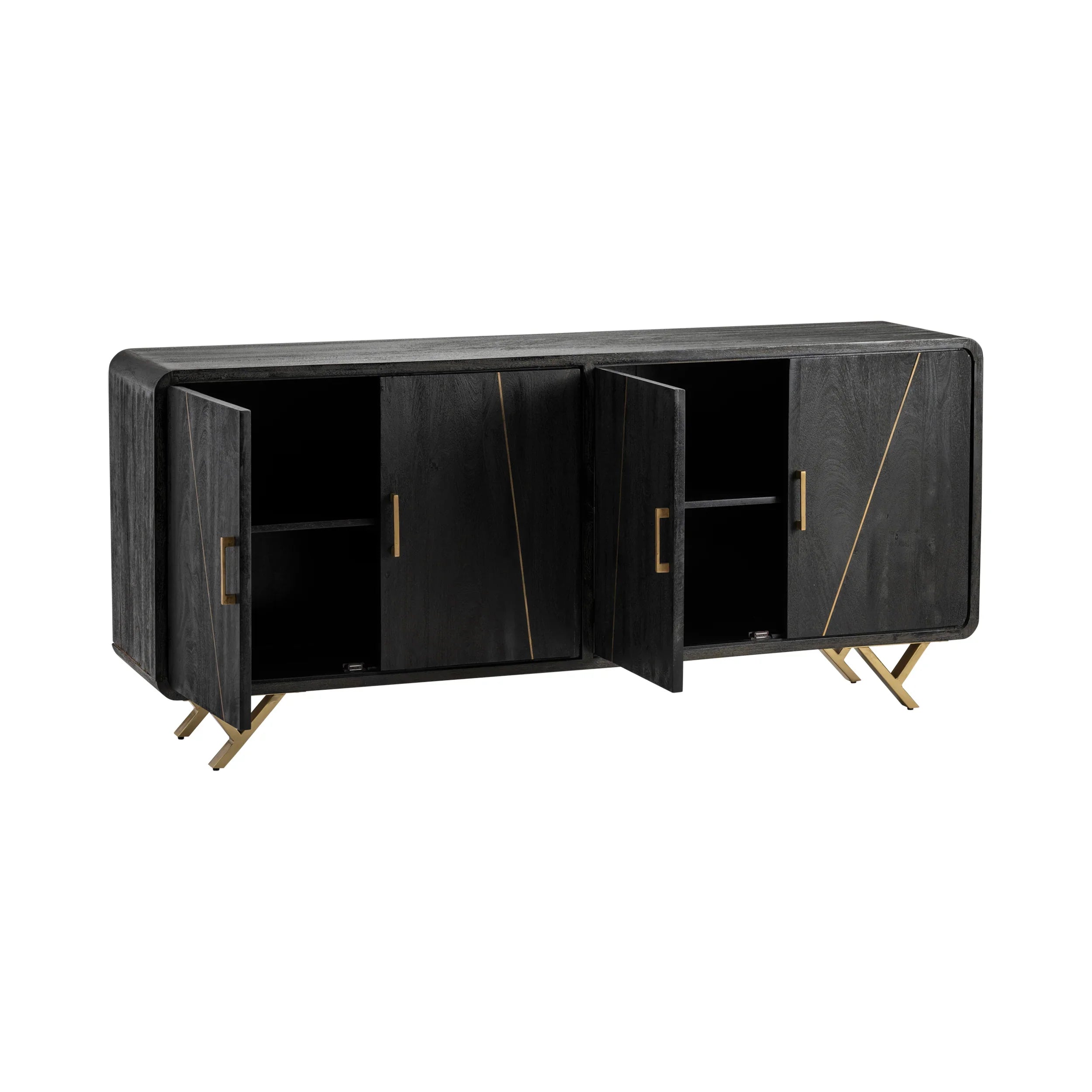 Crestview Collection Mosley Media Credenza - Thumbnail 4