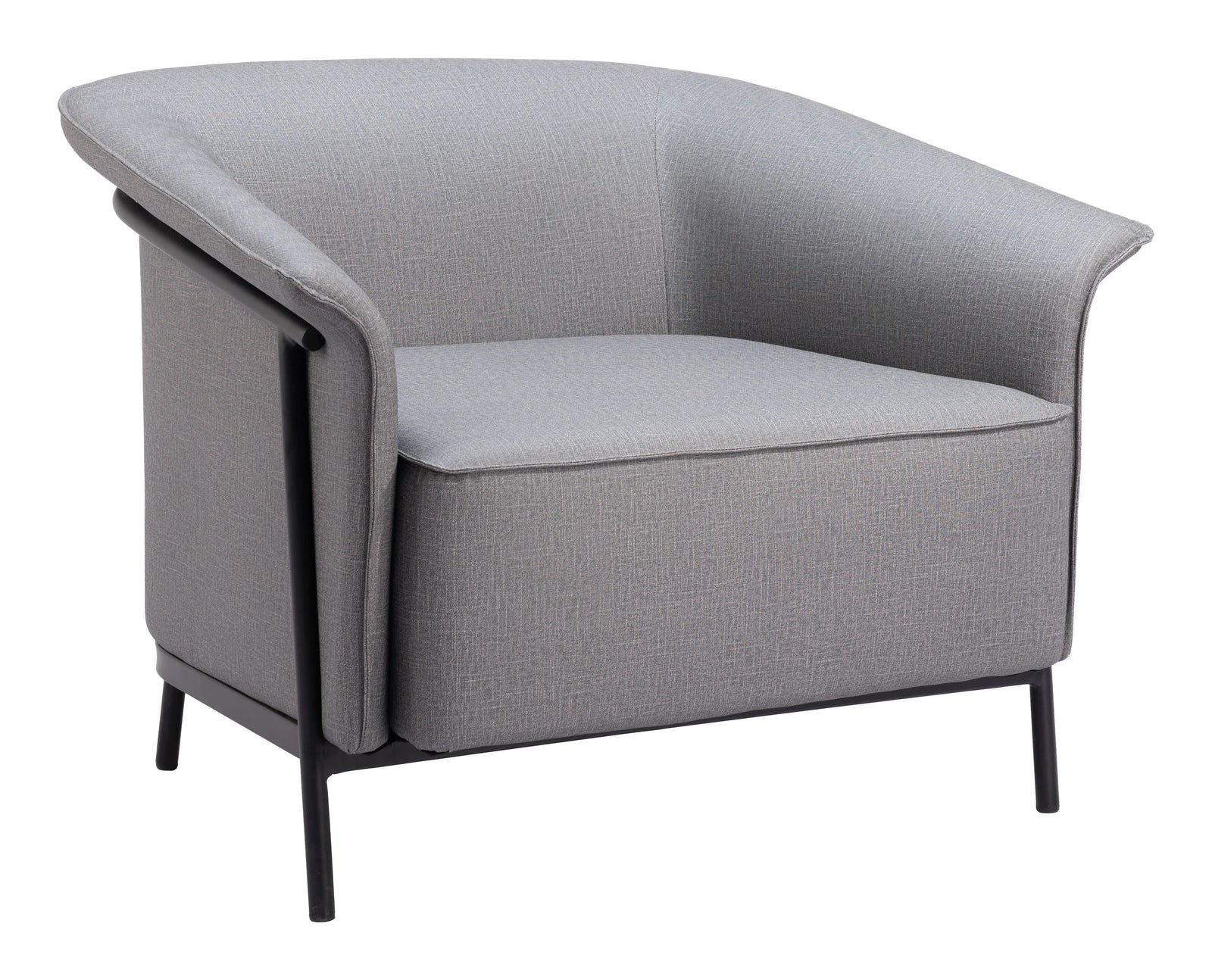 Zuo Burry Accent Chair Slate Gray ACCENT + LOUNGE CHAIRS