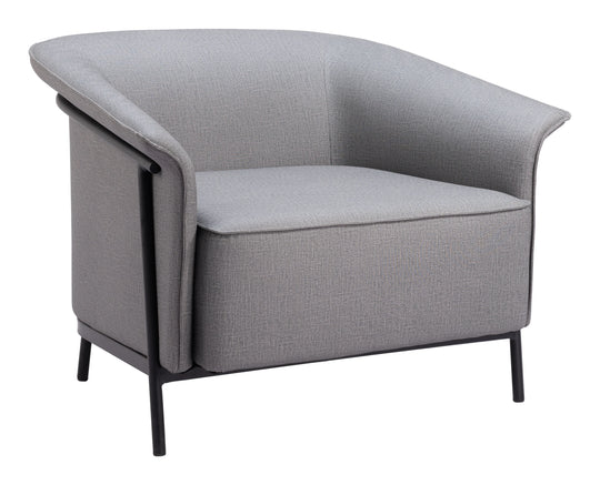 Zuo Burry Accent Chair Slate Gray ACCENT + LOUNGE CHAIRS