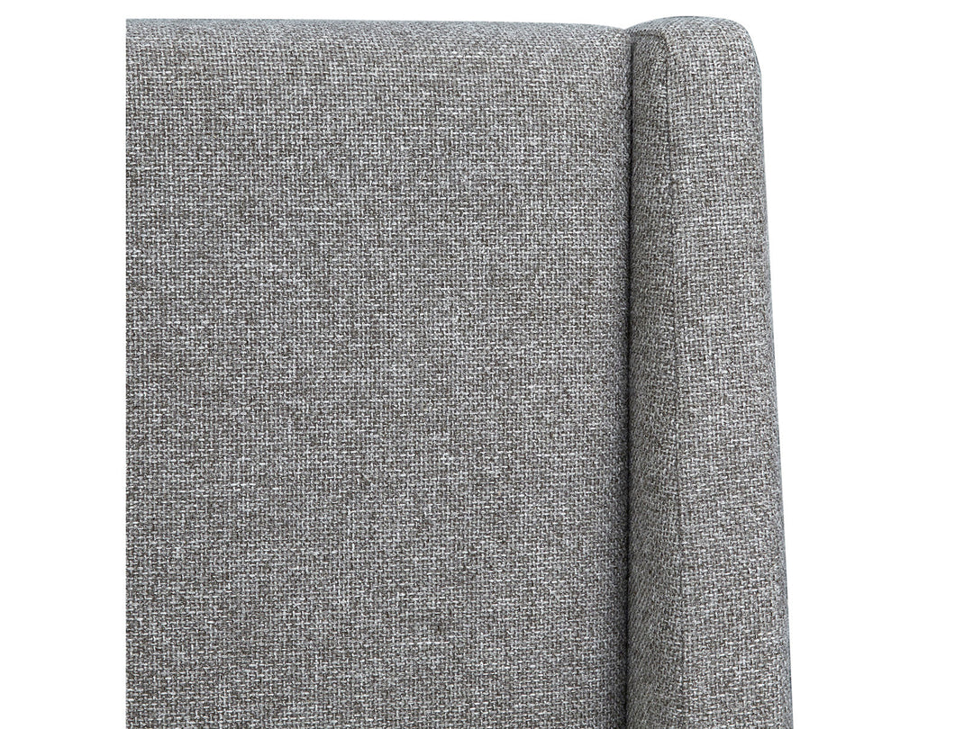 Lindon Belgian Wheat And Coffee Bean Grey Upholstered Island Bed