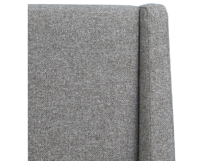 Lindon Belgian Wheat And Coffee Bean Grey Upholstered Island Bed