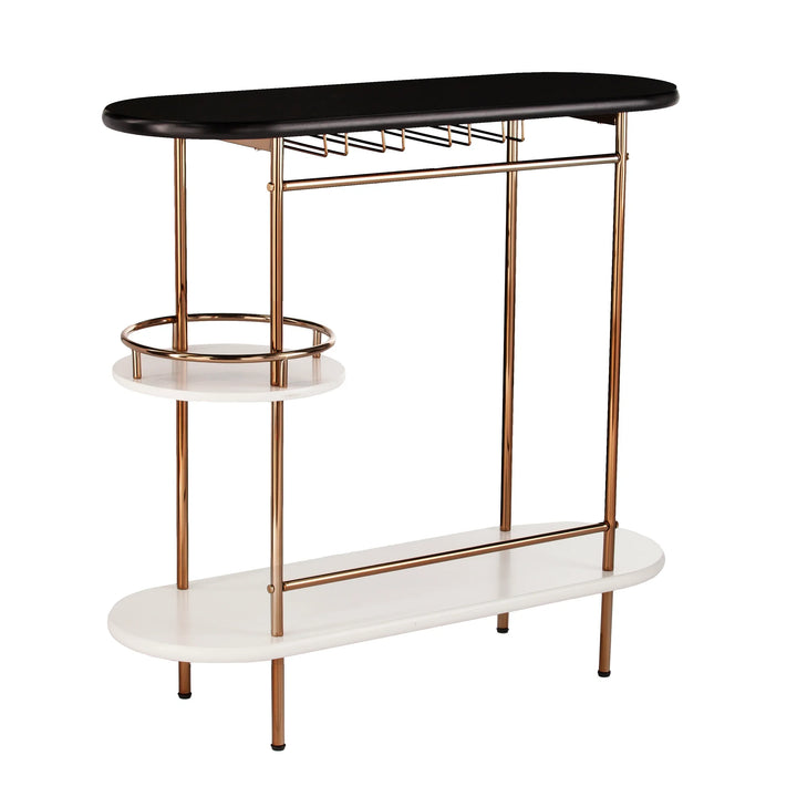 Dagney Wine/Bar Table w/ Glassware Storage - AmericanHomeFurniture
