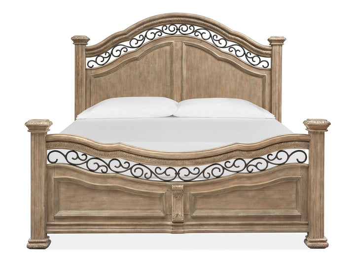 Marisol Fawn Panel Bed