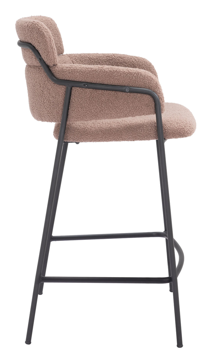 Marcel Counter Stool (Set of 2) Brown - AmericanHomeFurniture