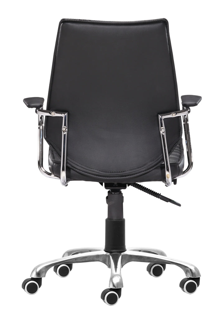 Enterprise Low Back Office Chair Black - AmericanHomeFurniture