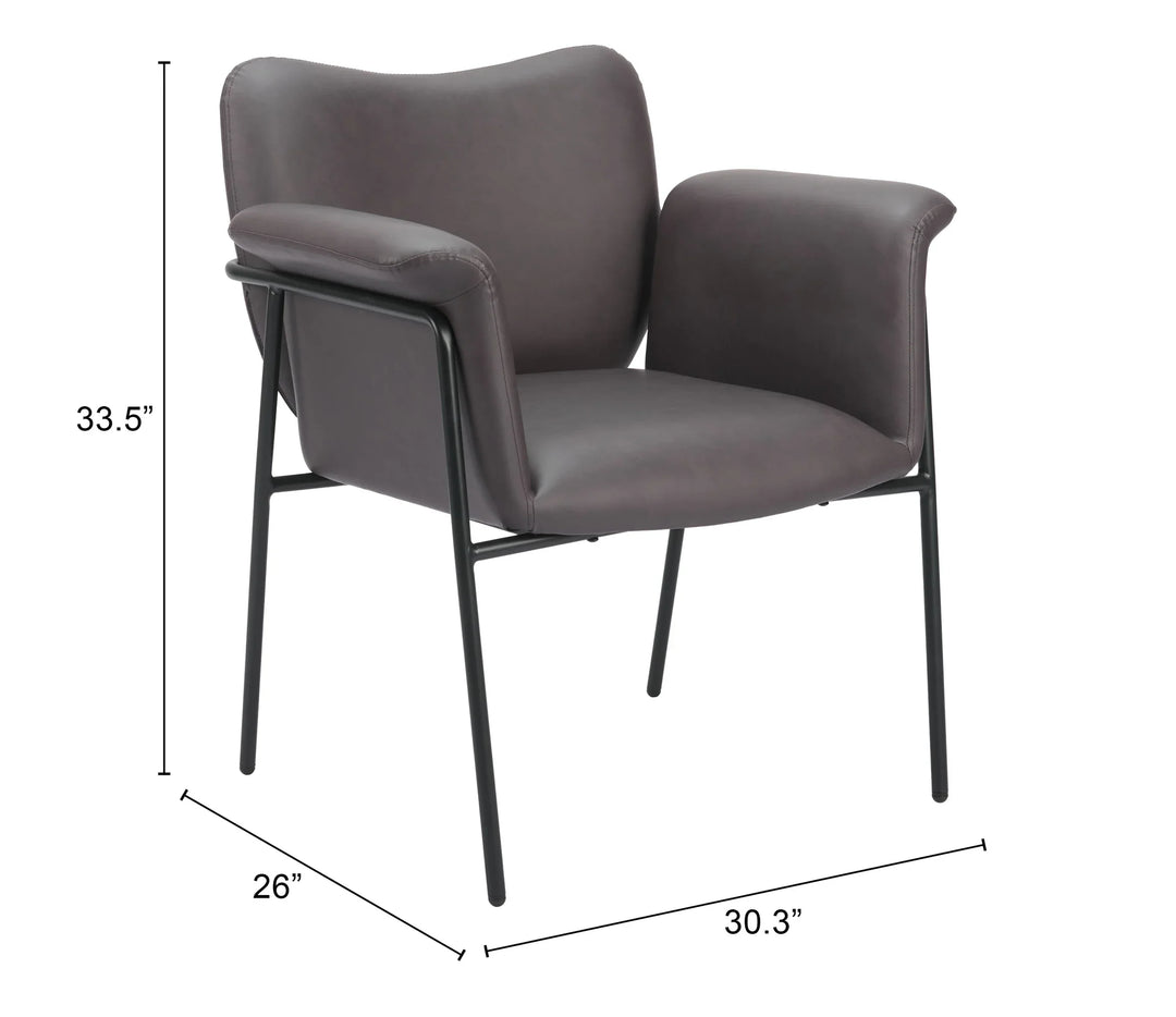 Heritage Accent Chair Brown - AmericanHomeFurniture