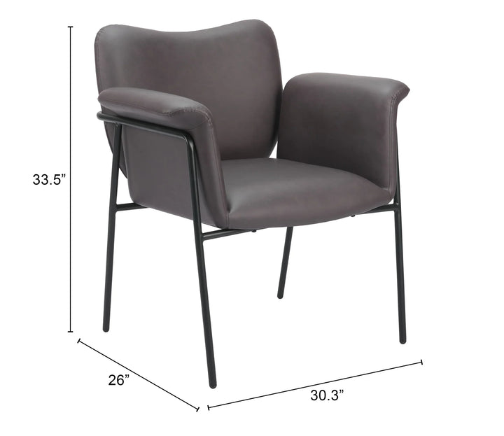 Heritage Accent Chair Brown - AmericanHomeFurniture